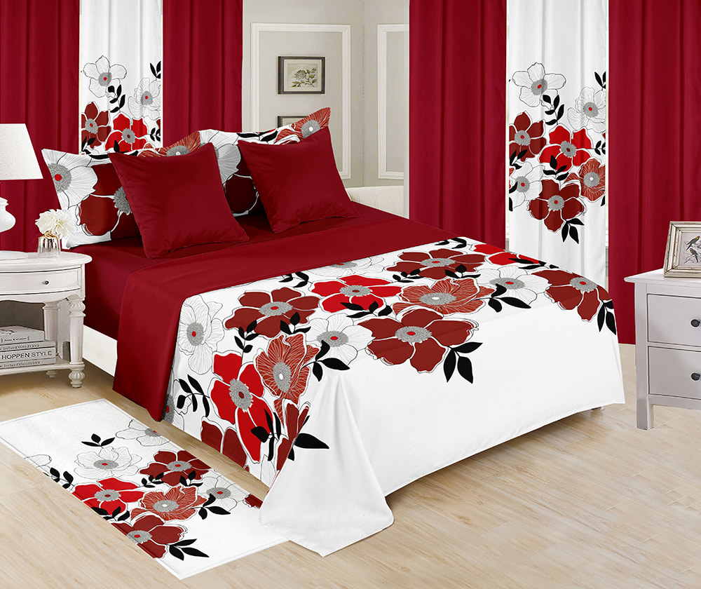 Home Textile Printed Fitted Sheet 13-Piece Set