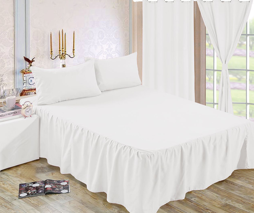 Solid Color Bedspread 6-Piece Set